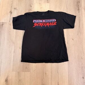 Universal Studios Maximum Screamage black t-shirt